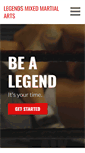 Mobile Screenshot of legendsmma.com